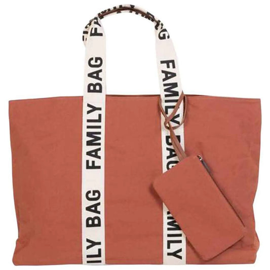 Signature Family Bag Terracotta - Canvas Material
