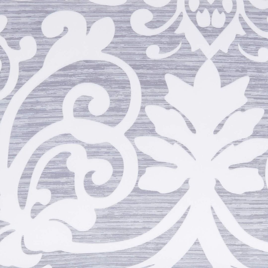 Queen Size Comforter Set. Colour – Grey Medallion.