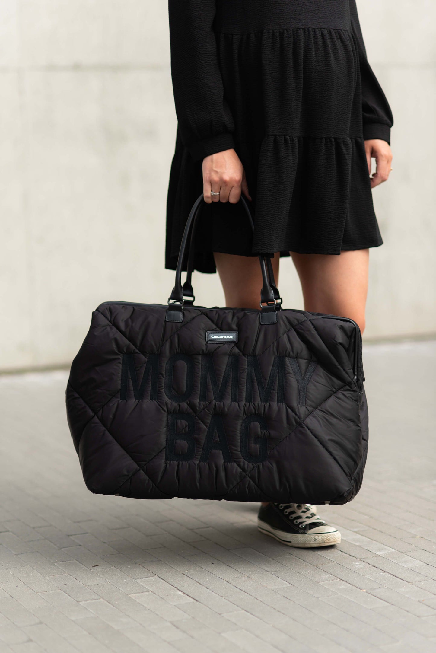 MOMMY BAG - PUFFERED BLACK