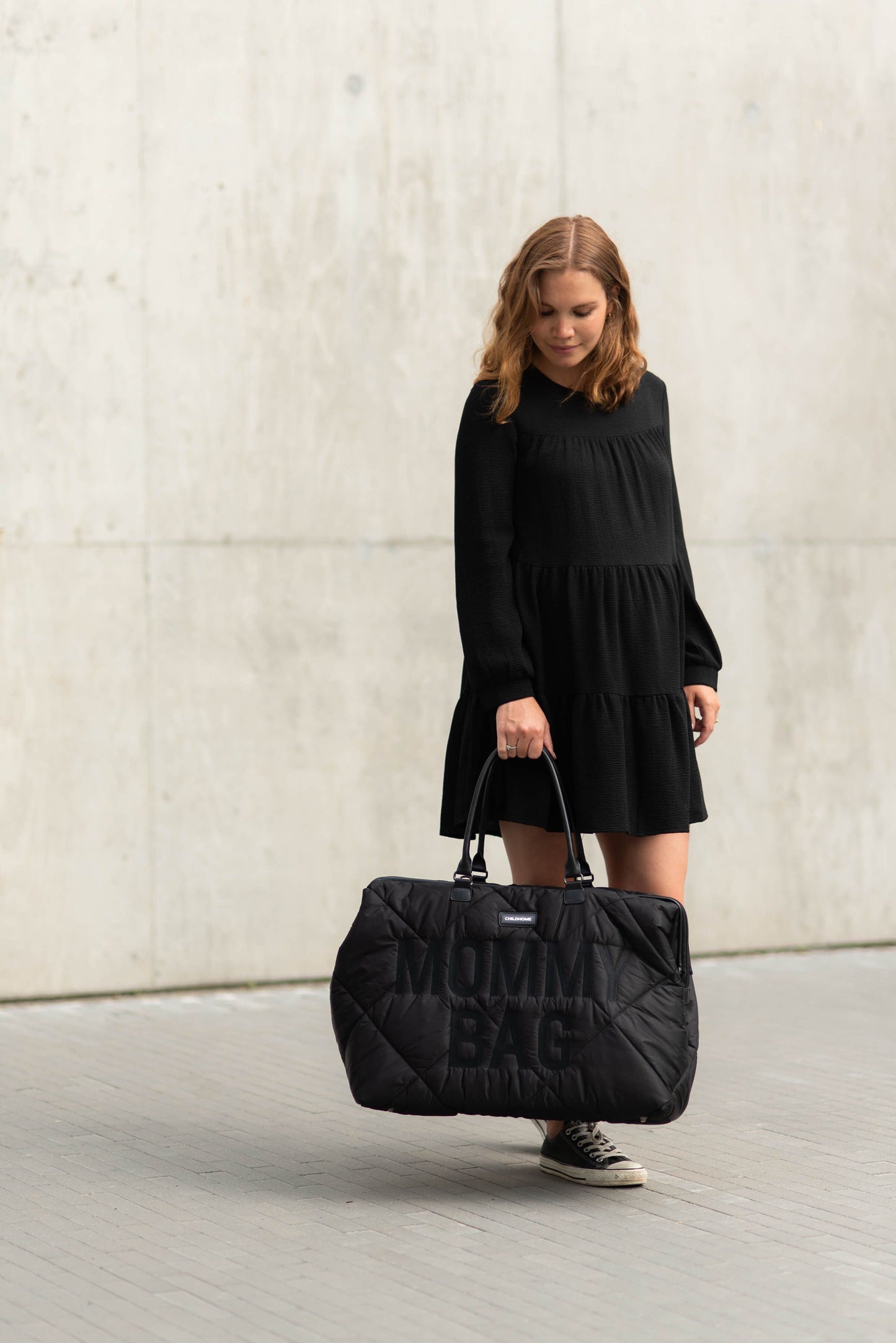 MOMMY BAG - PUFFERED BLACK