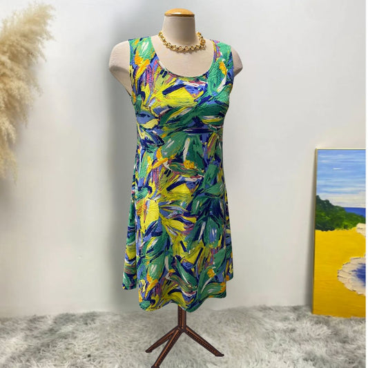 Abstract Dress Sleeveless
