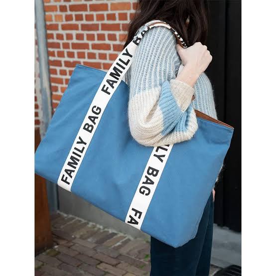Signature Family Bag Indigo - Canvas Material