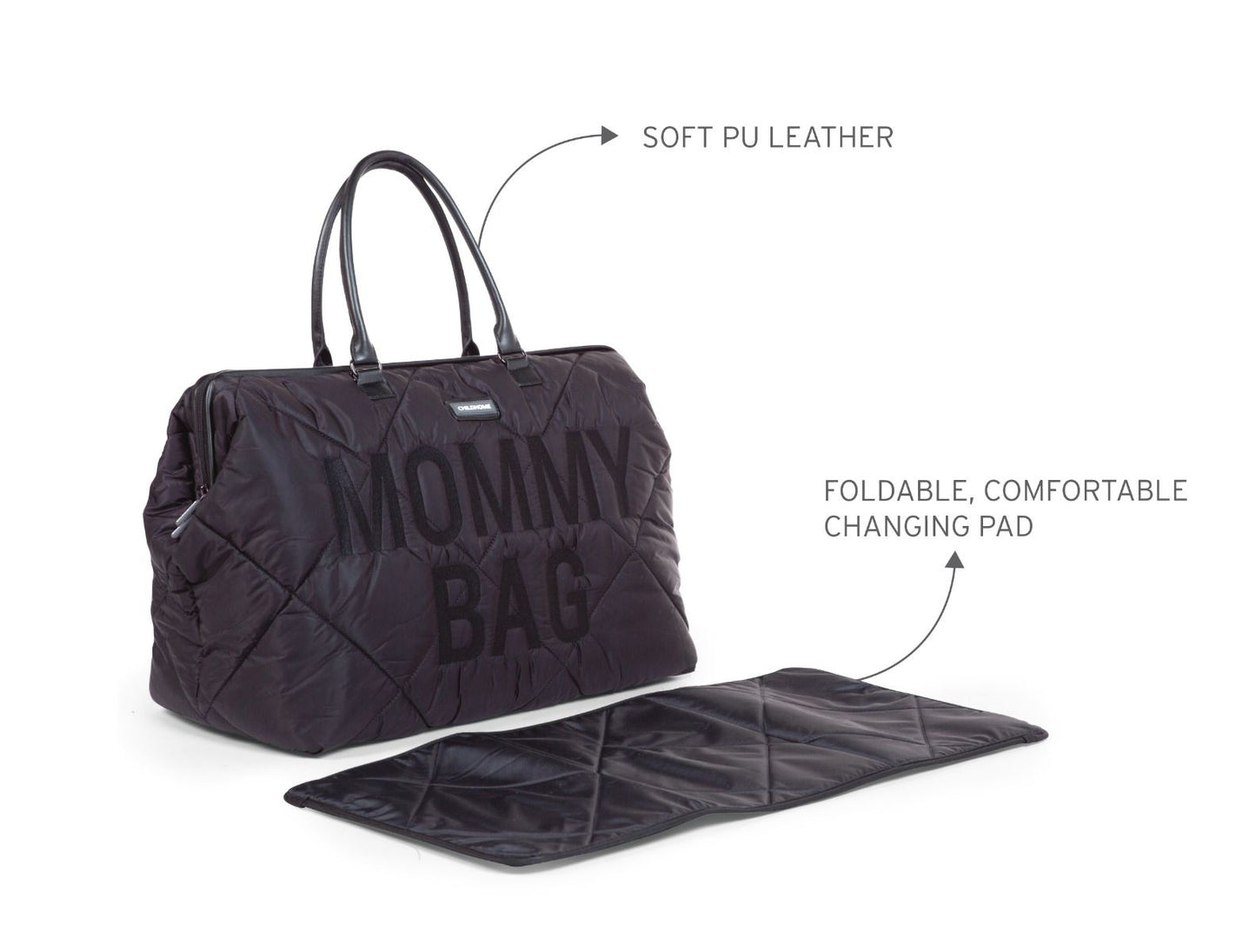 MOMMY BAG - PUFFERED BLACK