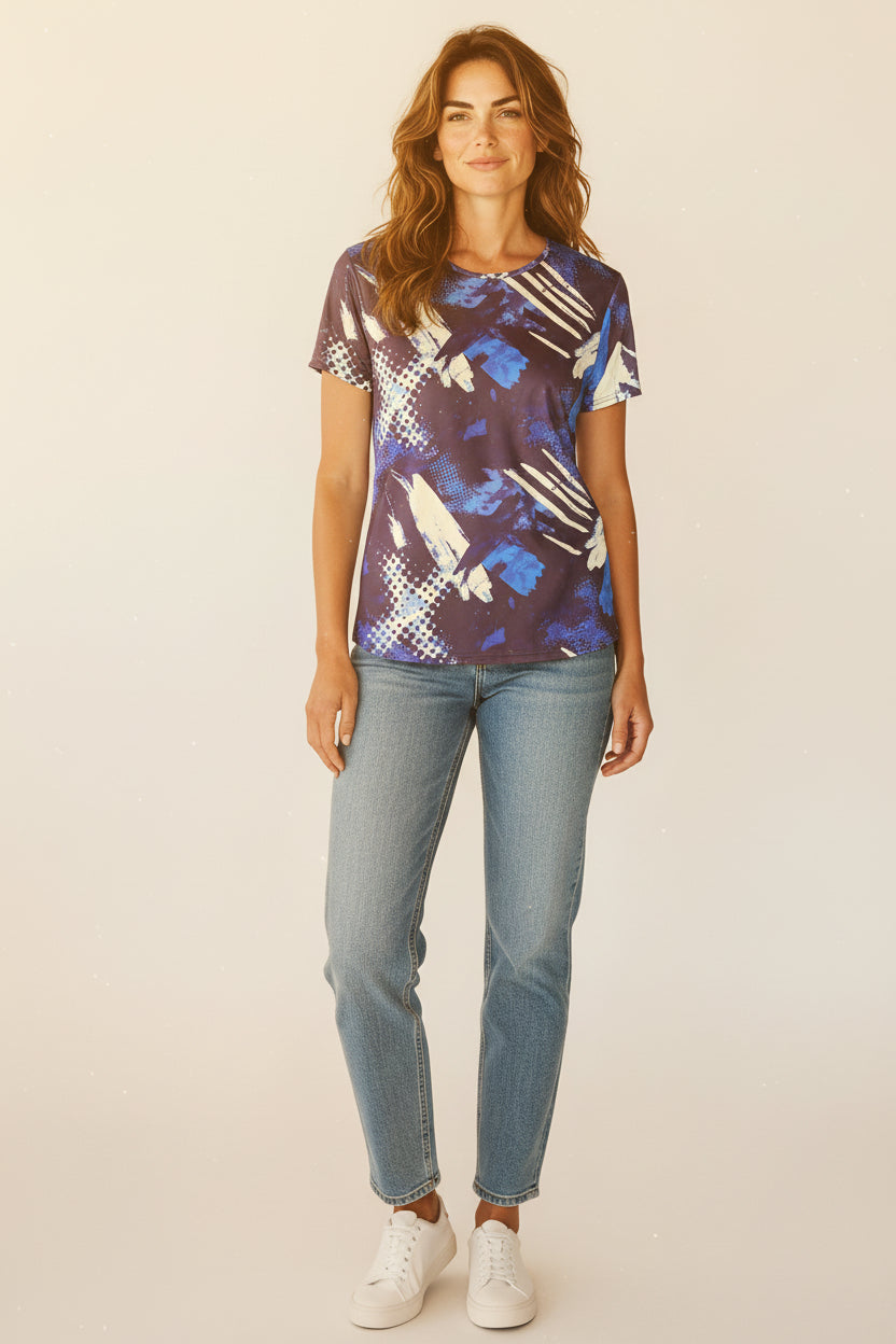 Vibrant Top by Rosalinda. Print #12