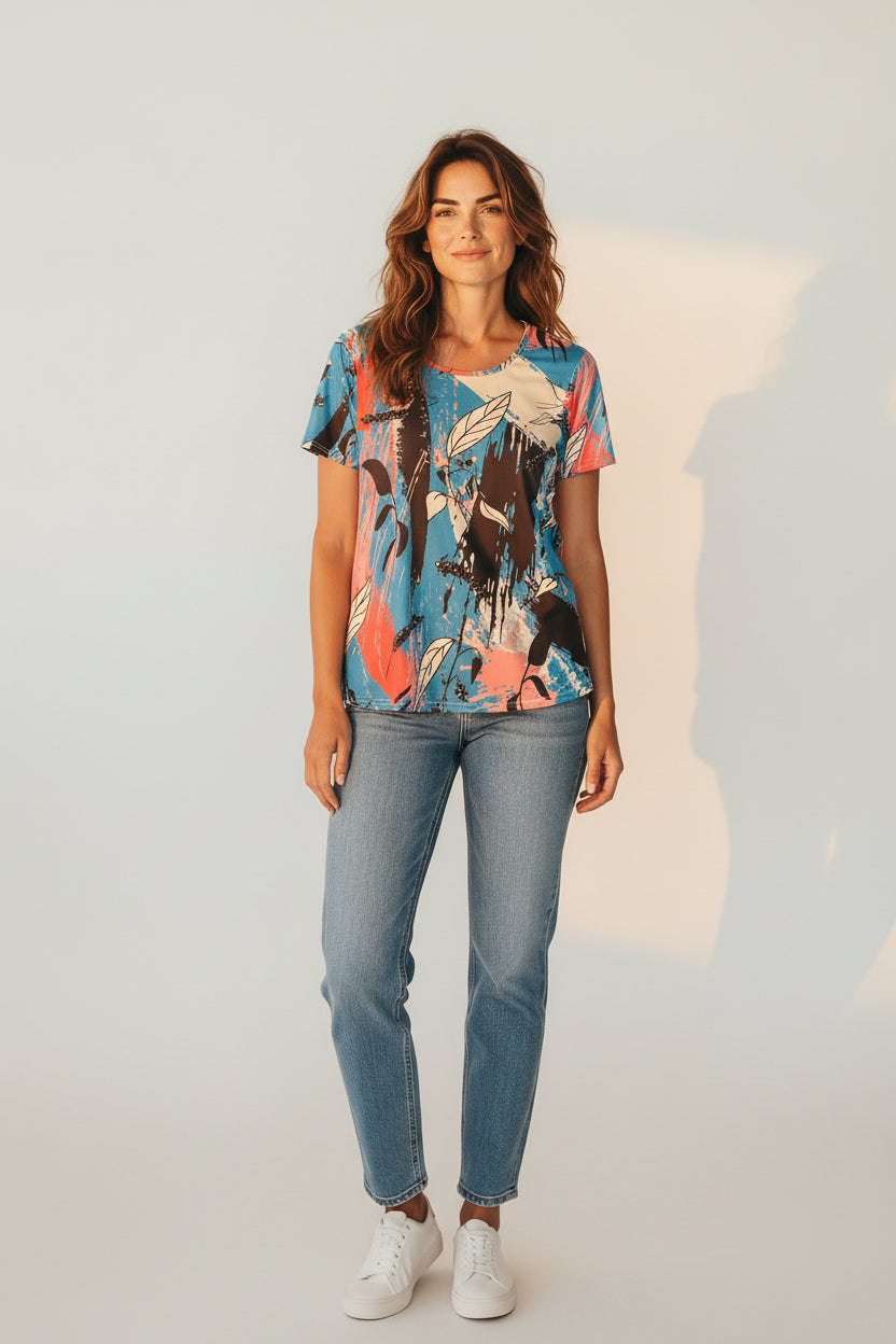 Vibrant Top by Rosalinda. Print #25