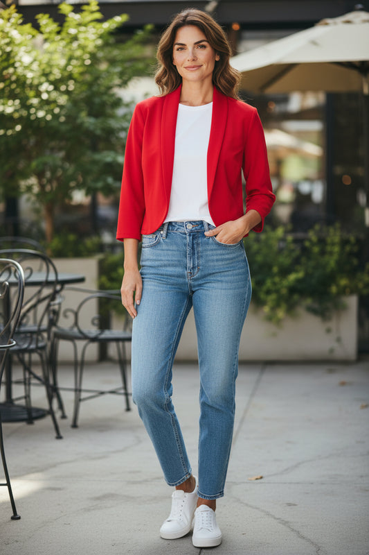 Bolero Shrug - Red
