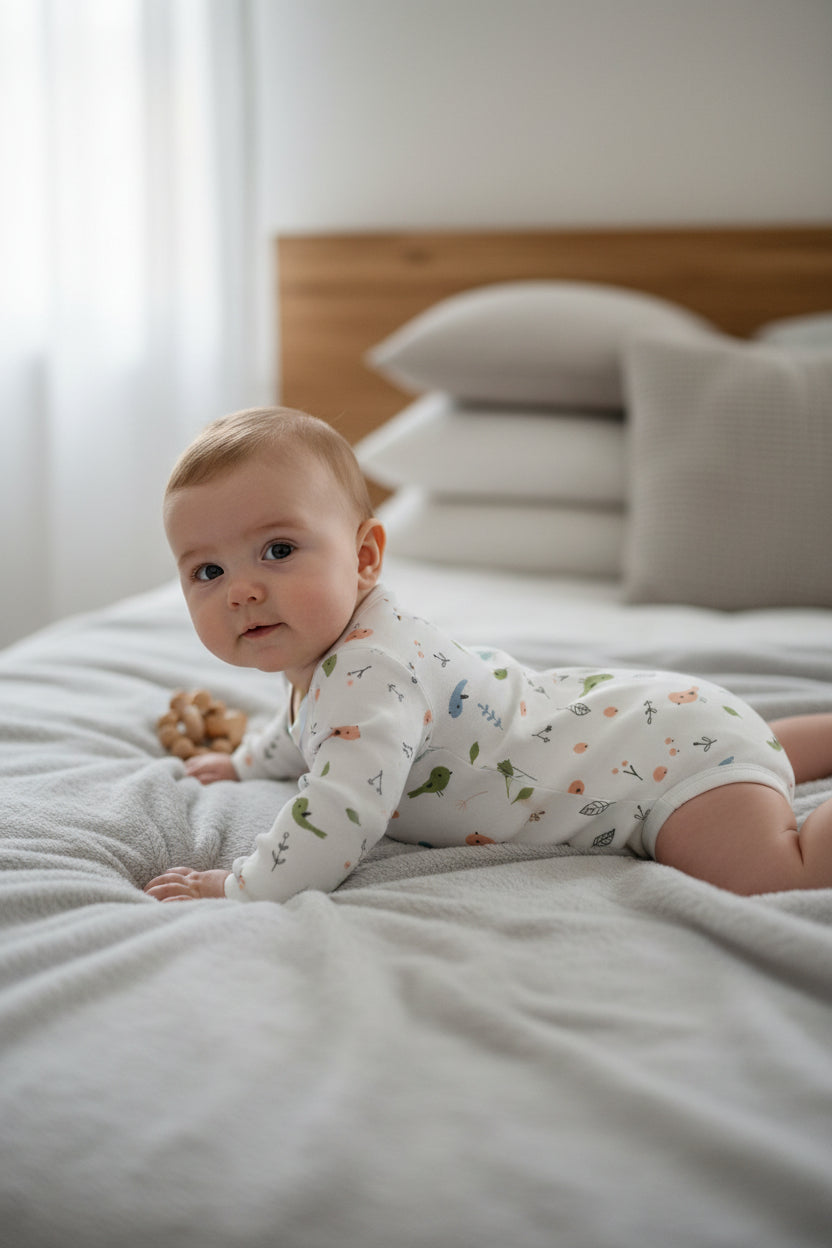 Infant Long Sleeve Bodysuit/Onesie Birds
