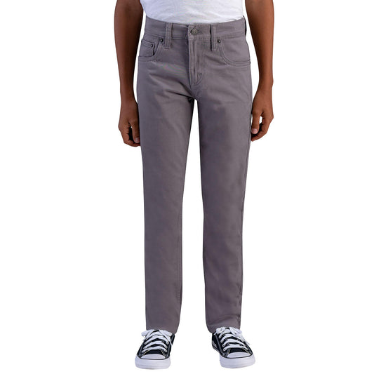 Levi's Boys' 511 Slim Fit Soft Brushed Suede Jean.  Grey