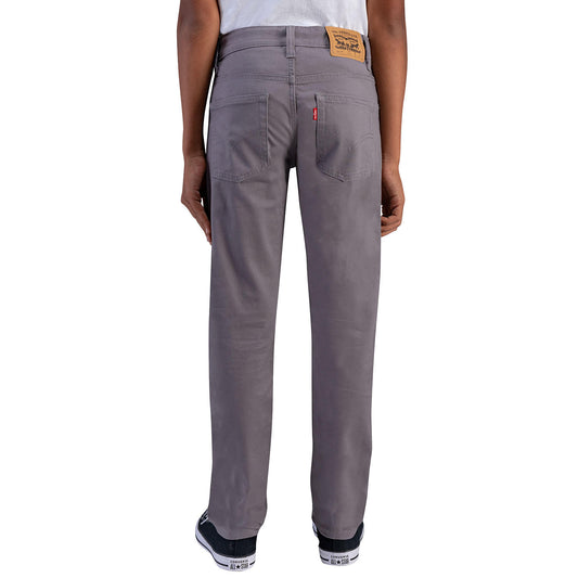 Levi's Boys' 511 Slim Fit Soft Brushed Suede Jean.  Grey