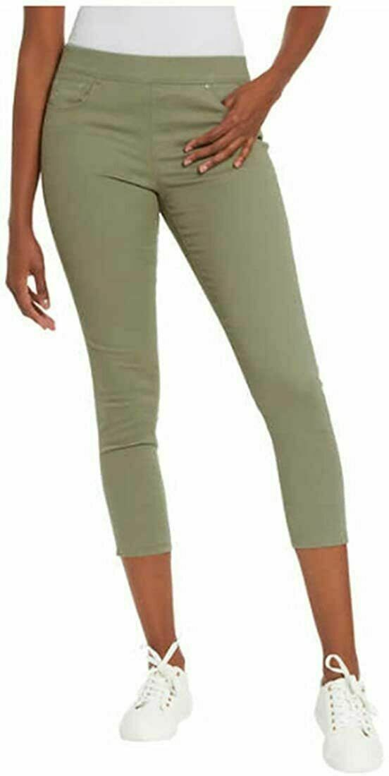 Gloria Vanderbilt Women's Pull-On Crop Pant. Size 10. MSRP $45