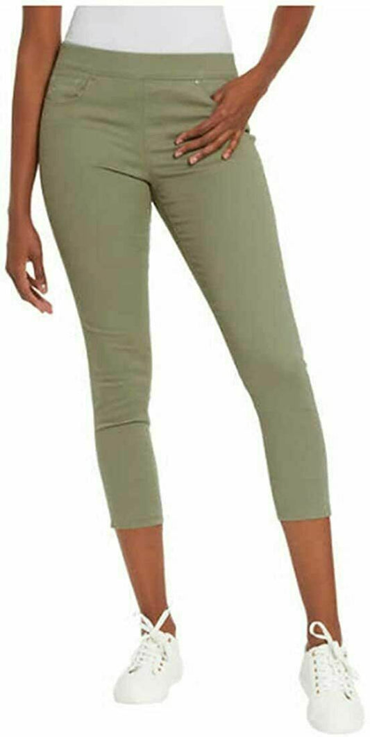 Gloria Vanderbilt Women's Pull-On Crop Pant. Size 10. MSRP $45