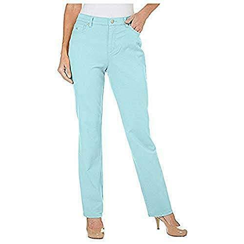 Gloria Vanderbilt Amanda Tapered Jeans, Petite Length. Aqua Sky. Size MSRP $45