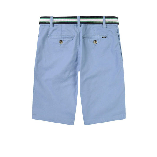 Polo Ralph Lauren Boys' Suffield Belted Stretch Chino Shorts. Blue. Size 7. MSRP $50