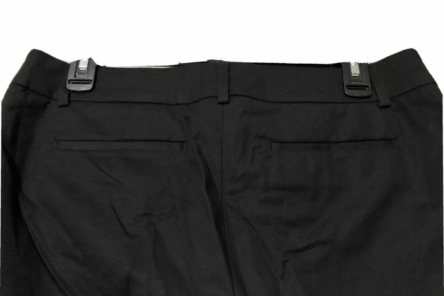 Hilary Radley Women's Stretch Slim Leg Crop Pant Black. Size 6