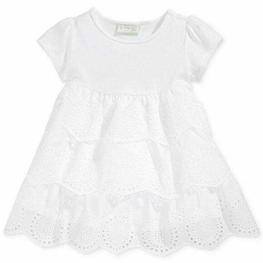 First Impressions Tiered Eyelet Dress, Baby Girls MSRP $45