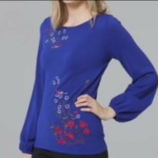 Charter Club Embroidered Sweater. MSRP $100