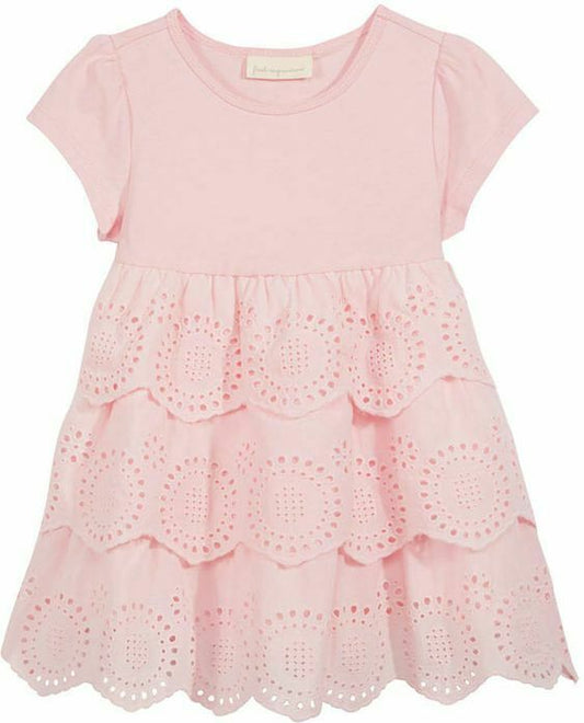 First Impressions Tiered Eyelet Dress, Baby Girls. MSRP $45