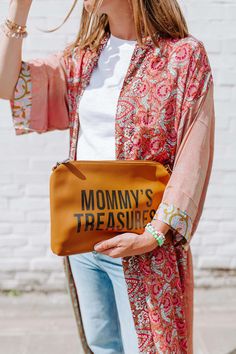 MOMMY'S TREASURES LEATHER LOOK BROWN