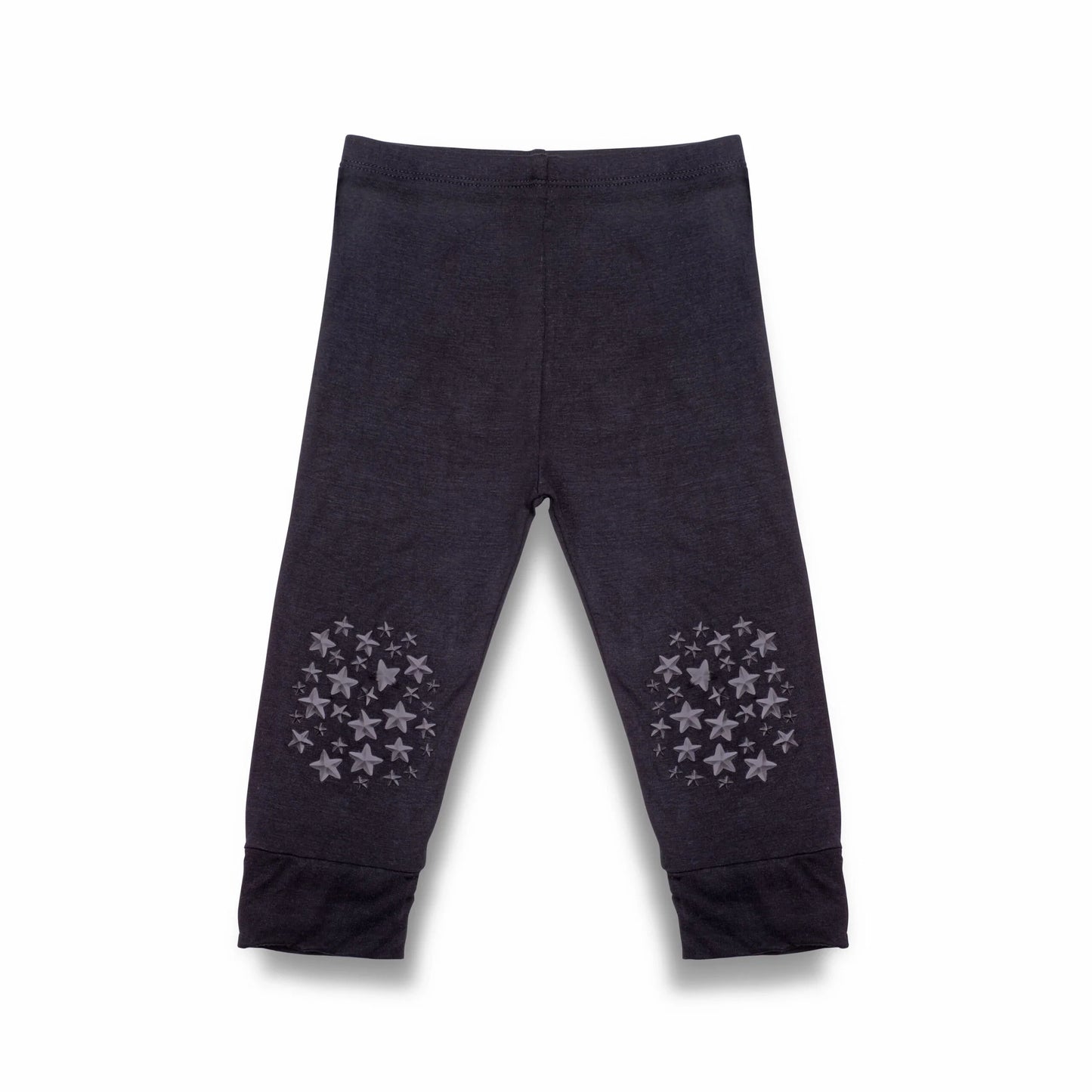 Bamboo Black Crawling Legging with Knee Grips (Unisex)
