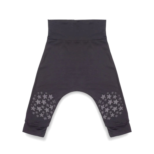 Bamboo Black Harem Style Crawling Pant (Unisex)