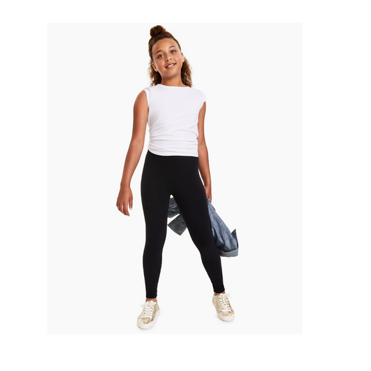 Epic Threads Big Girls Solid Basic Legging. Pink Dogwood