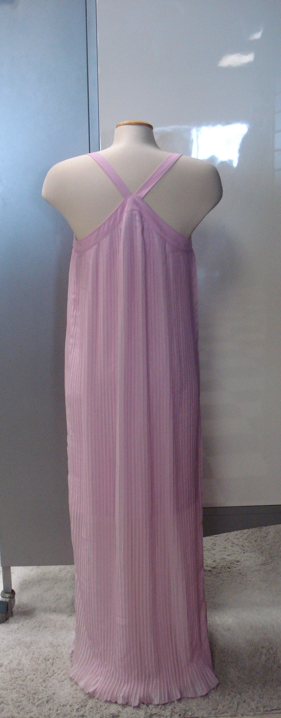 Thalia Sodi Pleated Maxi Dress - Pale Orchid. MSRP $150