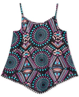 Epic Threads Geometric-print Tank Top, Big Girls (7-16)