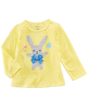 First Impressions Infant Long Sleeve T-Shirt. Sweet Chic Bunny