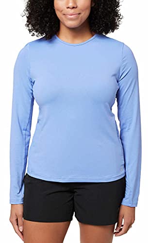 Hang Ten Womens Long Sleeve Rashguard Tee. Persian Jewel