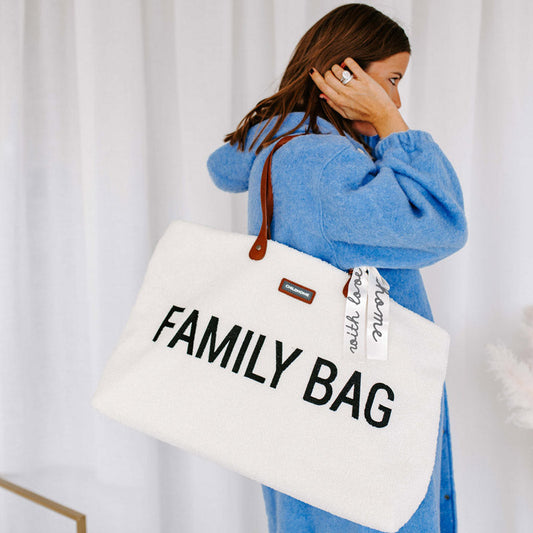 FAMILY BAG TEDDY OFF-WHITE