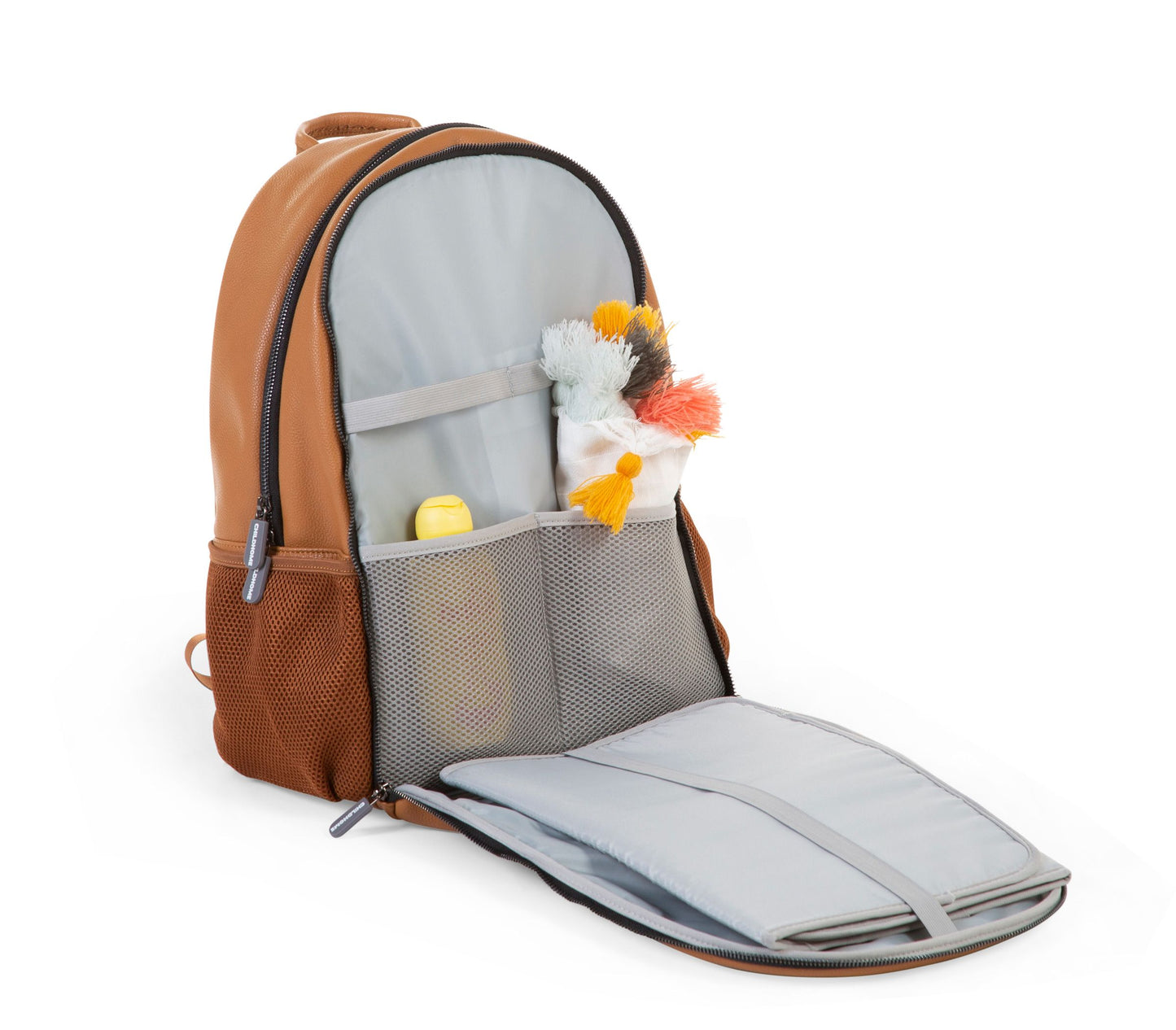 BACKPACK LEATHERLOOK BROWN (UNISEX)