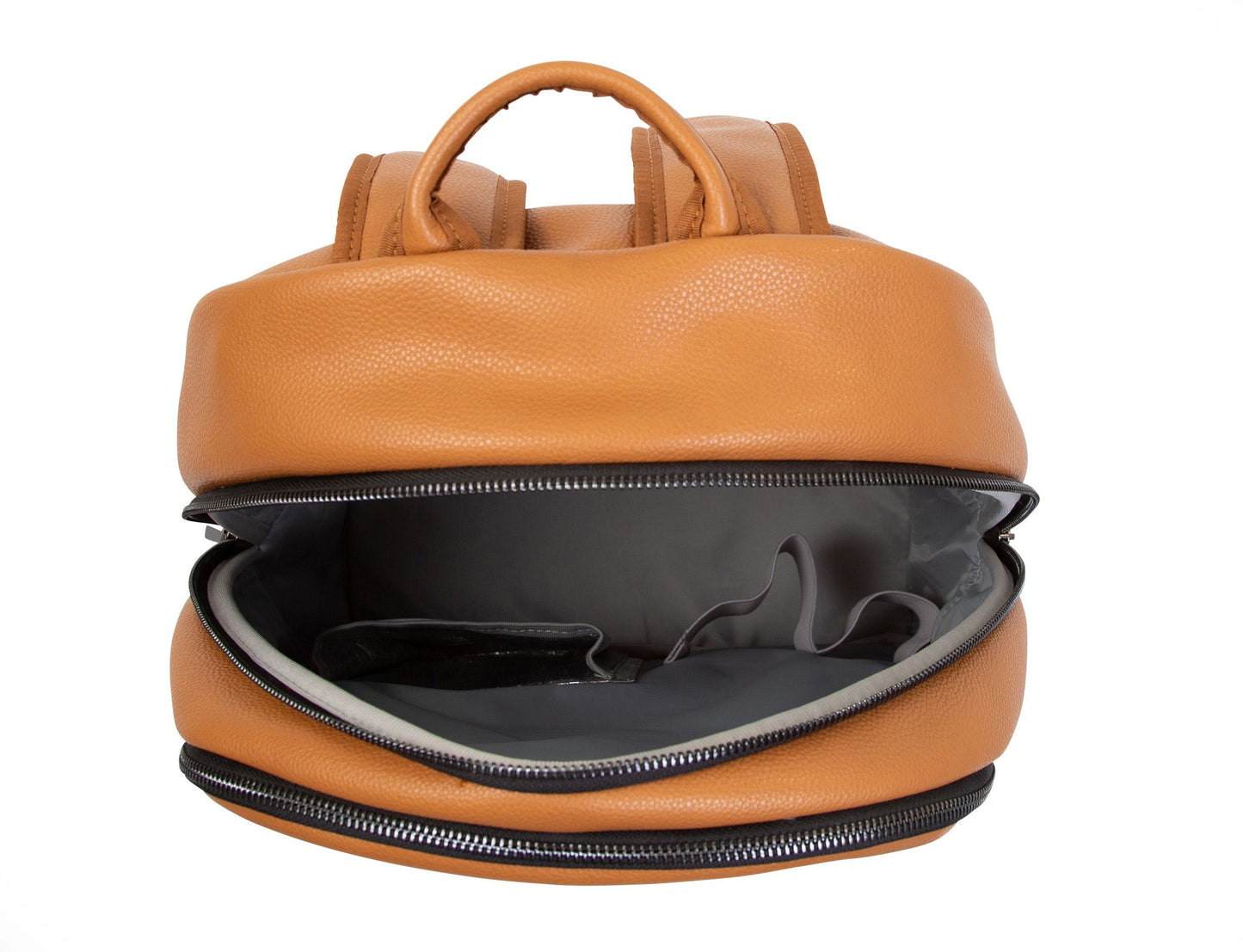 BACKPACK LEATHERLOOK BROWN (UNISEX)