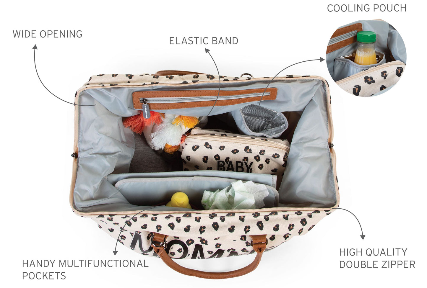 MOMMY BAG LEOPARD PRINT