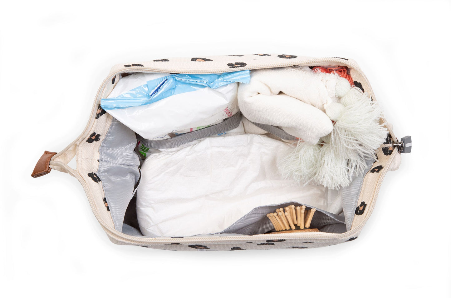 BABY NECESSITIES TOILETRY BAG LEOPARD PRINT