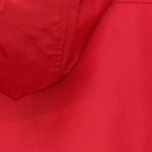 Jones New York Parka-in-a-pocket Rain Jacket. Red.