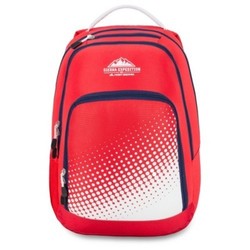 Sierra Expedition Athletic Backpack. Red.