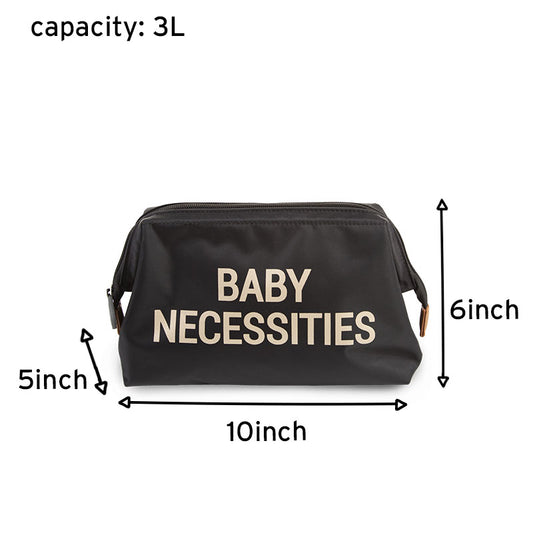 BABY NECESSITIES TOILETRY BAG BLACK