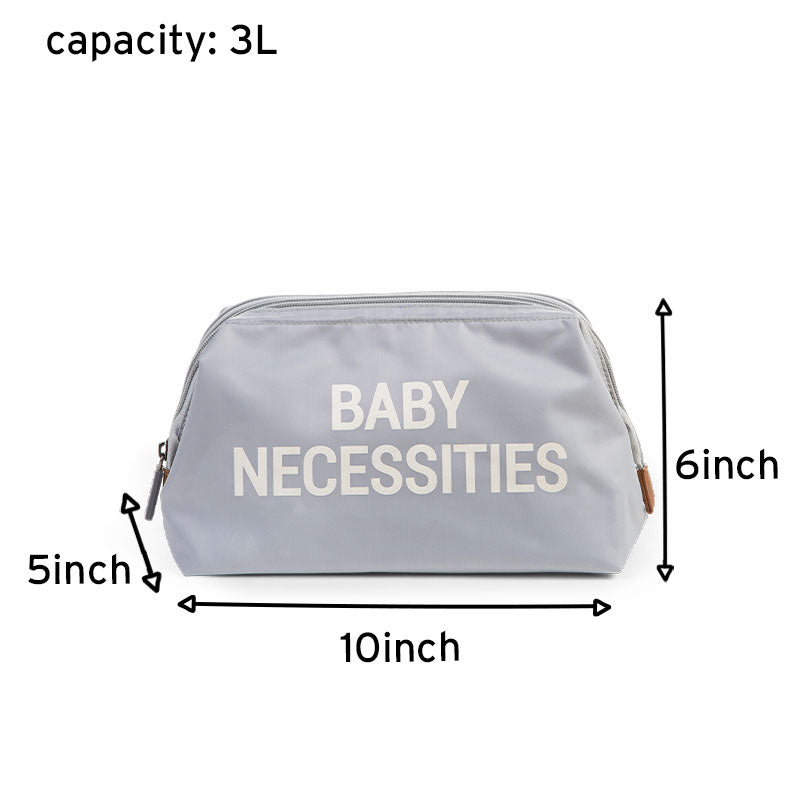 BABY NECESSITIES TOILETRY BAG GREY