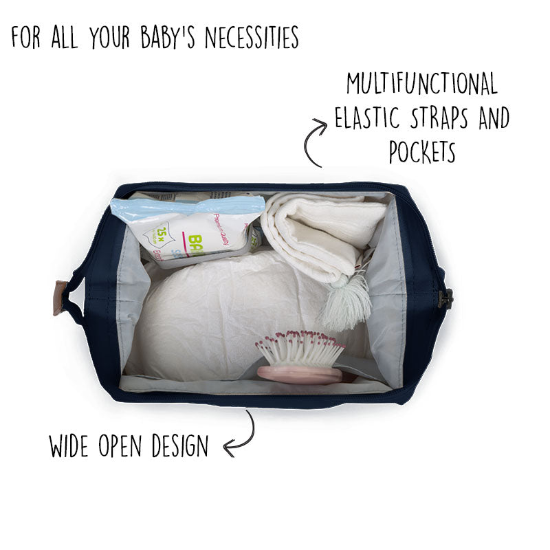 BABY NECESSITIES TOILETRY BAG NAVY