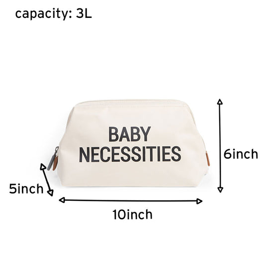BABY NECESSITIES TOILETRY BAG OFF WHITE