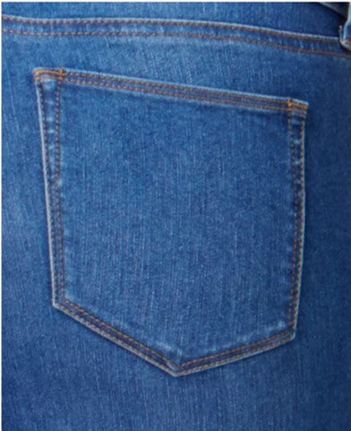 Style & Co Curvy-Fit Bootcut Jeans.. MSRP $70