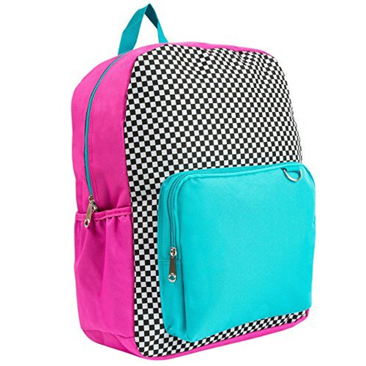 Yoobi 17" Standard Laptop Backpack Black & White Checker