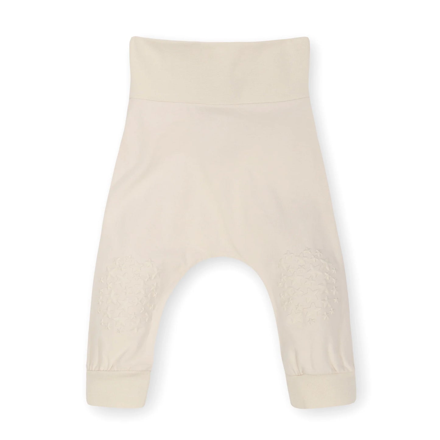 Cream Crawling Harem Pant in 100% Organic Cotton (Unisex)