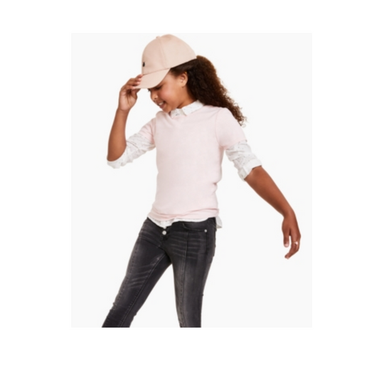 Epic Threads Big Girls Basic Tee Pink Dogwood