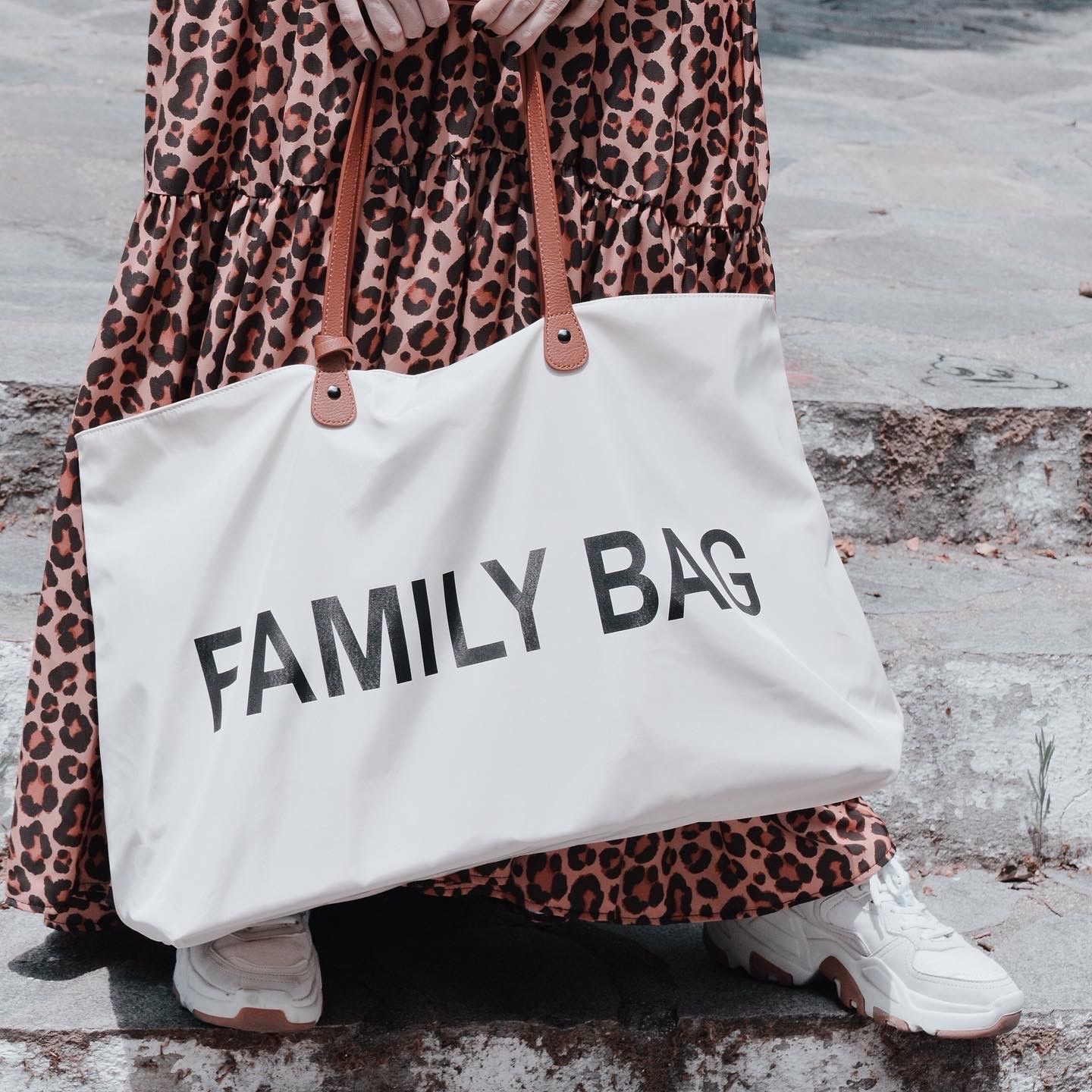 FAMILY BAG OFF WHITE