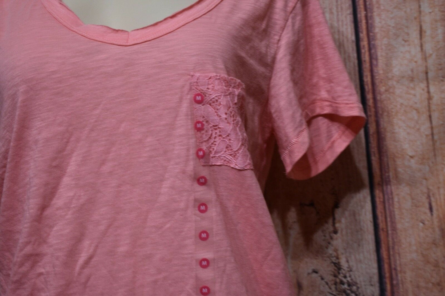 Jenni by Jennifer Moore Lace-Pocket PJ top. MSRP $40