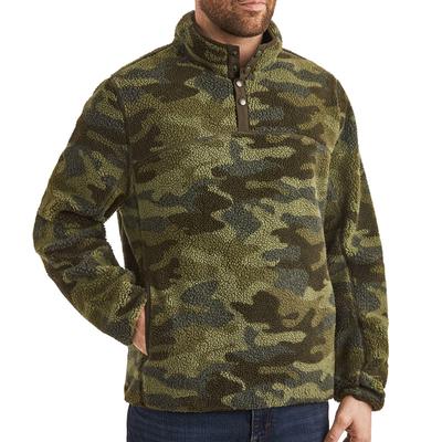 Men's Alpine Sherpa Pullover Camo Print