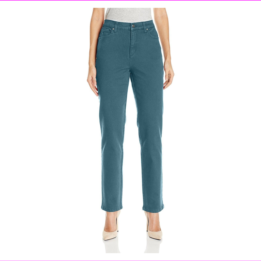 Gloria Vanderbilt Amanda Tapered Jeans, Average Length. Rain Cloud Size MSRP $45
