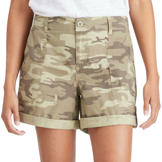 Social Standard by Sanctuary Women's Hero Utility Short Cadet Camo Relaxed Fit