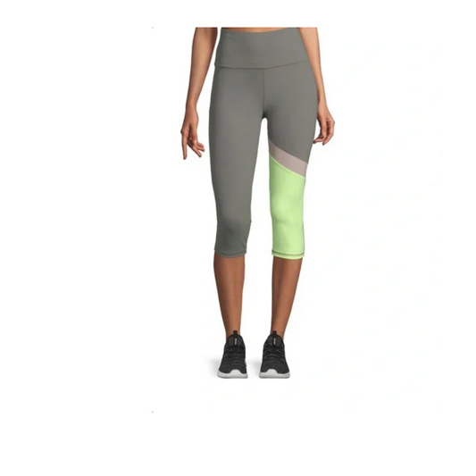 Xersion Train High-Rise Workout Capris Color Castor Gray
